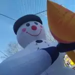 Insuflável Boneco de Neve