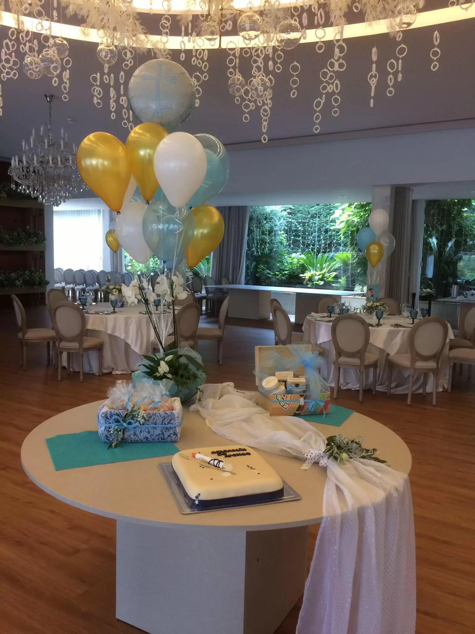 Decoração de batizado